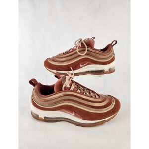 Nike Air‎ Max 97 Womens Ultra 17 LX Dusty Peach Pink ish Sneakers Shoes SZ 8.5
